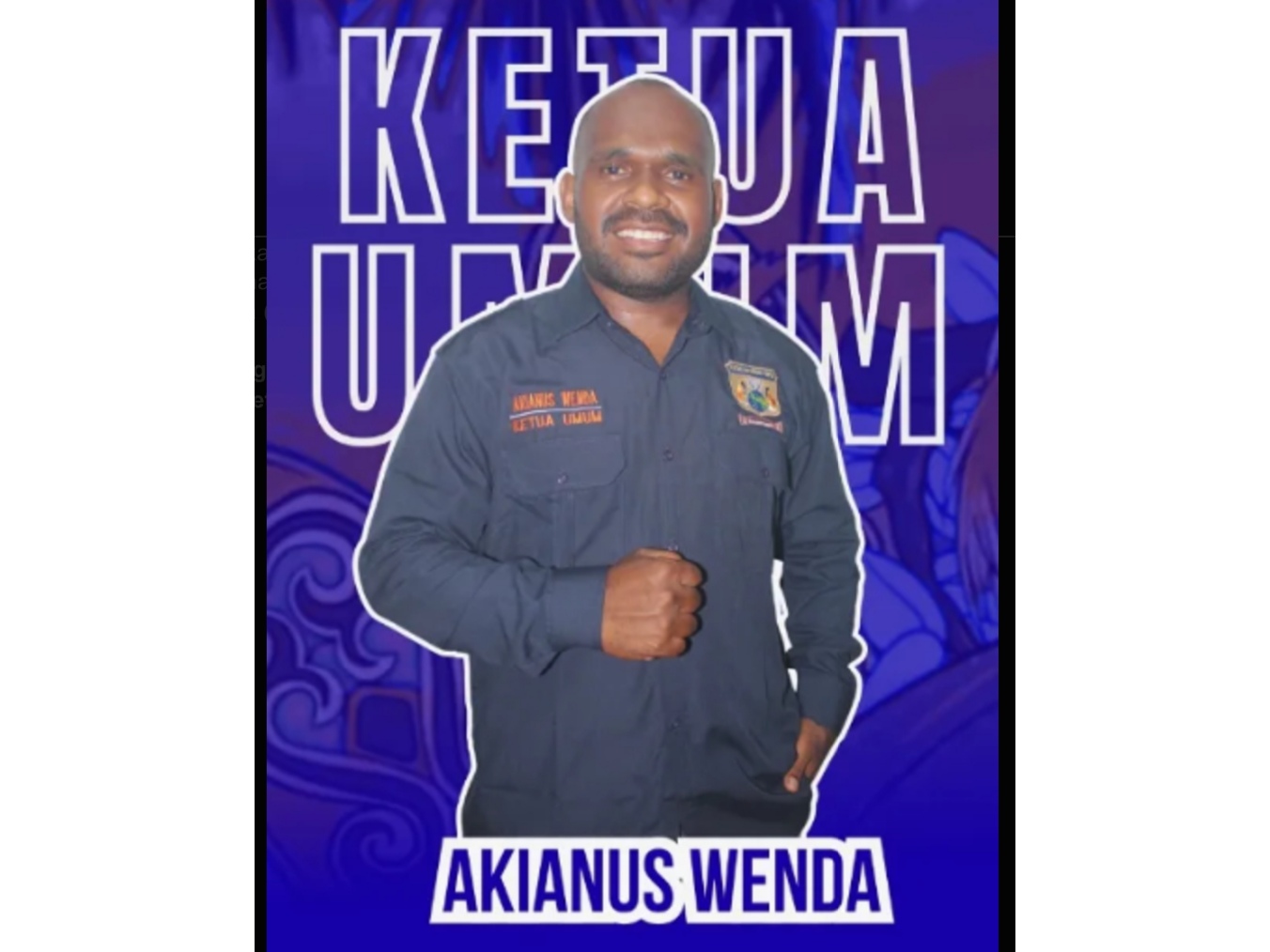 Ketum IMAPA Jadetabek Akianus Wenda
